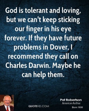... recommend they call on Charles Darwin. Maybe he can help them