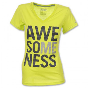 Nike Awesomeness Women's Deep V-Neck Tee Shirt - different color ...