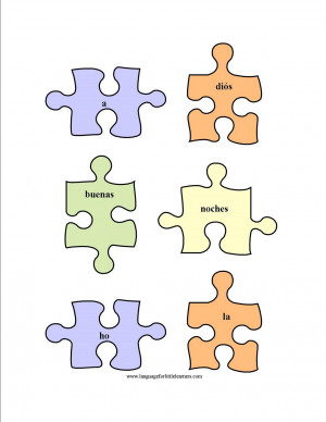 Spanish Puzzle Worksheet