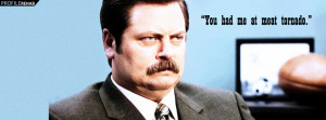Parks and Rec Ron Swanson Facebook Cover Preview
