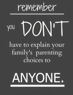 ... choices: stand tall, be confident and steadfast, you've got this