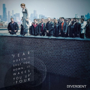 ... you+up | Fear doesn't shut you down. It wakes you up. Divergent quote