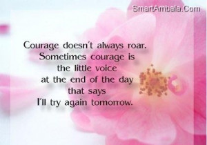 Courage Is Little Voice