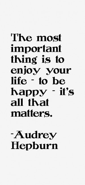 Audrey Hepburn Quotes & Sayings
