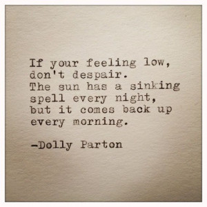 Dolly Parton Quote Typed on Typewriter by farmnflea on Etsy