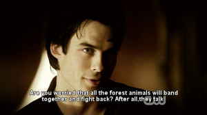 CONTEST* Post your favourite Damon quote which he says to Alaric or ...
