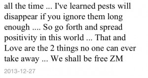 Get rid of negativity