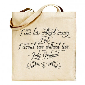 Judy Garland Inspirational Quote, Tote Bag. $15.00, via Etsy.