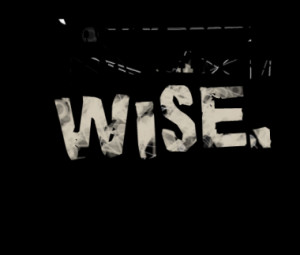 Angry people are not always wise.