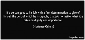 More Hortense Odlum Quotes