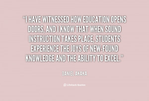 Education Opens Doors Quotes