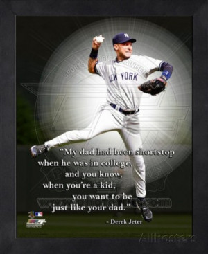 Derek Jeter ProQuote Framed Memorabilia