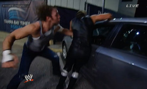 WWE Battleground 2014: Dean Ambrose attacks Seth Rollins in the ...