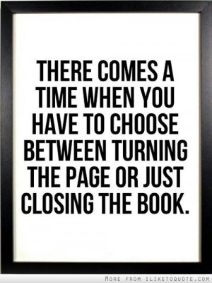 Closing the book