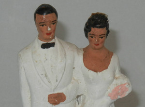 1950s Wedding Cake Top Bride And Groom From Californiagirls On Ruby