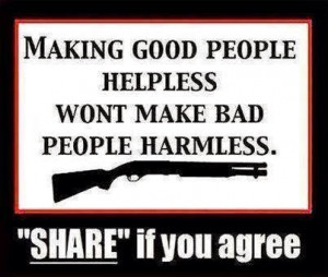 Making Good People Helpless, Won't Make Bad People Harmless (Poster!)