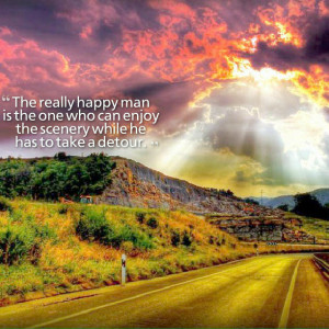 Quotes Picture: the really happy man is the one who can enjoy the ...