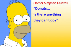 homer simpson and donuts