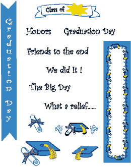 Graduation Sayings and Clip Art