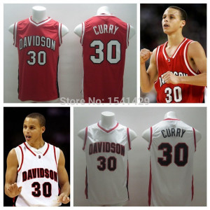 Stephen-Curry-College-Jersey-Stephen-Curry-Davidson-Wildcats-30-New ...