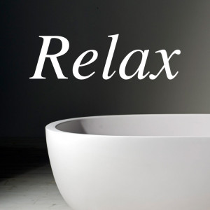 Details about RELAX Bathroom Wall Words Quotes Wall Sticker Decal ...