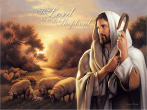 Psalm 23 -The Lord is my shepherd; I shall not want.