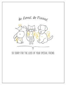 Thinking Of You Quotes Sympathy Pet sympathy card pet