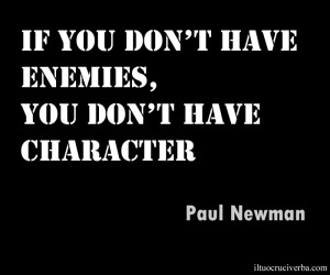 Aforismi Paul Newman Enemies