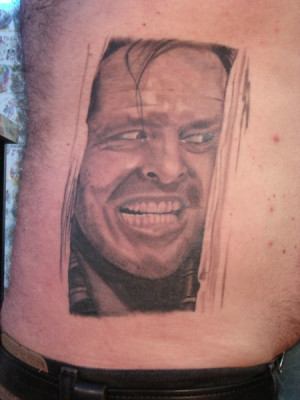 Heres Johnny The Shining Jack Nicholson Tattoo Boston picture