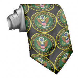 United States Army Eagle Symbol Neck Ties