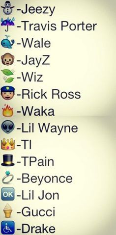 rappers names in Emoji, lol dolphin, drake, funni, hilari, emoji, danc ...