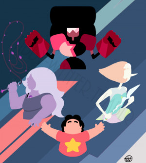 Steven Universe Minimalist Poster