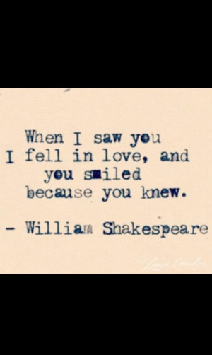 William Shakespeare quote...makes me think of the day my only child ...