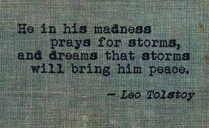 ... Quotes, Dreams, Leo Tolstoy Quotes, Peace, Storms, Leotolstoy