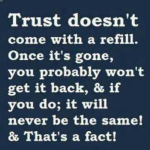 Broken trust