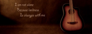 Alone Quotes facebook cover