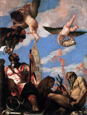 Hanging out with Ares, the god of war. [Painting by Paolo Veronese ...