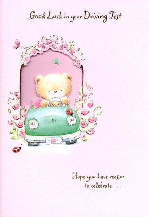 Good Luck On Your Driving Test (Pink)