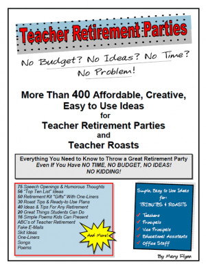 Teacher Retirement Parties E-Book