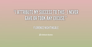 Florence Nightingale Quote Success