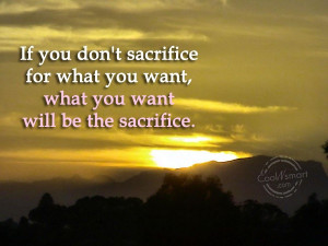 Sacrifice Quotes and Sayings