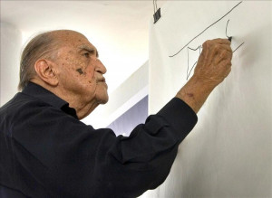 Oscar Niemeyer. Foto: lavozdevalpo.com