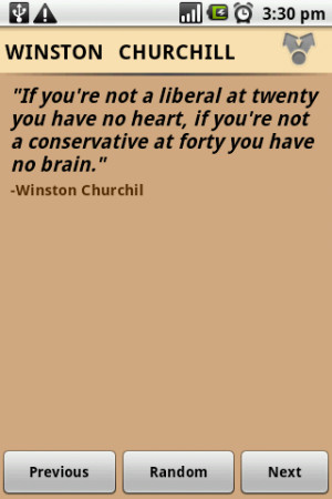 Winston Churchill Quotes - screenshot