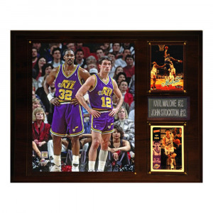 Collectables 1215MALSTOCK Karl Malone and John Stockton Utah Jazz ...