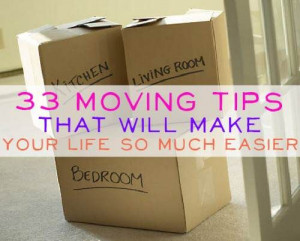33 Brilliant Moving Tips - Across Town or Hundreds of Miles Away | The ...