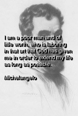 Michelangelo, quotes, sayings, about yourself, life, live