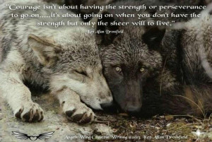 Wolf quote--please help save wolves from the people who think it's ok ...