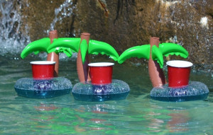 Floating Palm Island Drinks...