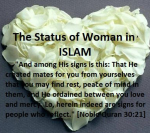 Status of a Woman in Islamic Society