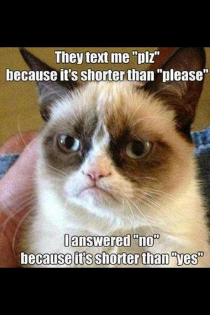 Share This Funny Grumpy Cat Meme On Facebook!